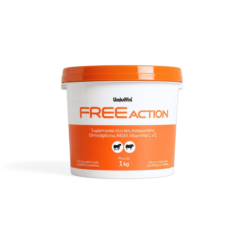 Free Action Univittá 1kg – Suplemento Antioxidante e Metabólico para Equinos