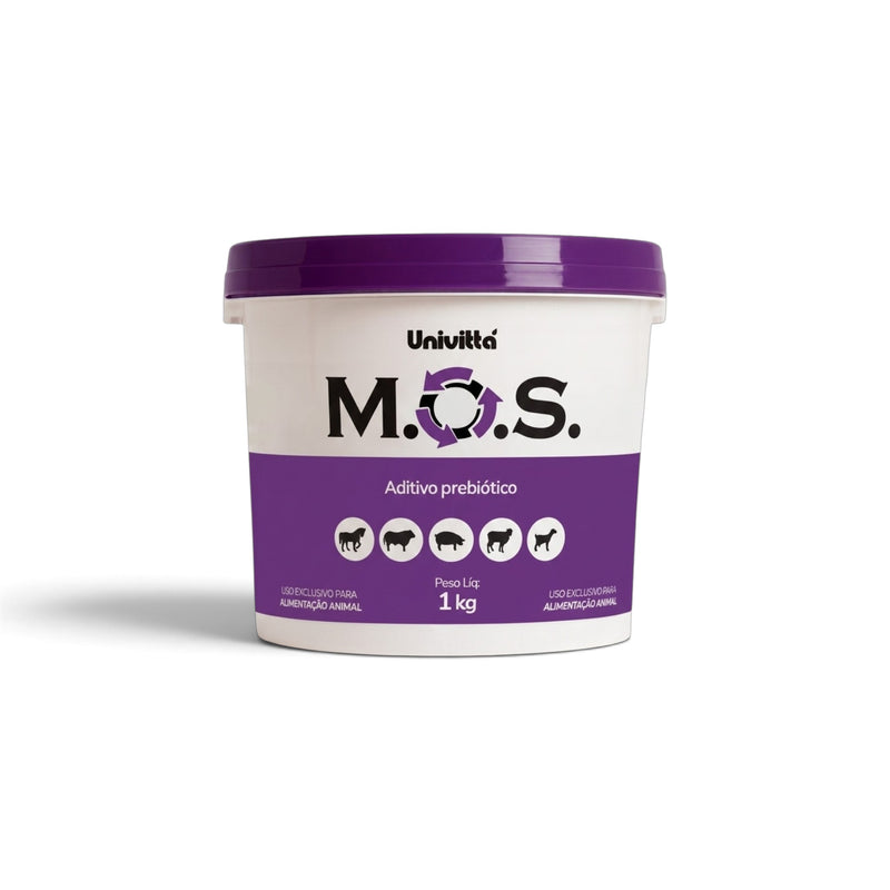 MOS Univittá 1kg e 20kg – Suplemento Funcional para Saúde Intestinal com MOS, Beta-Glucanas e Nucleotídeos