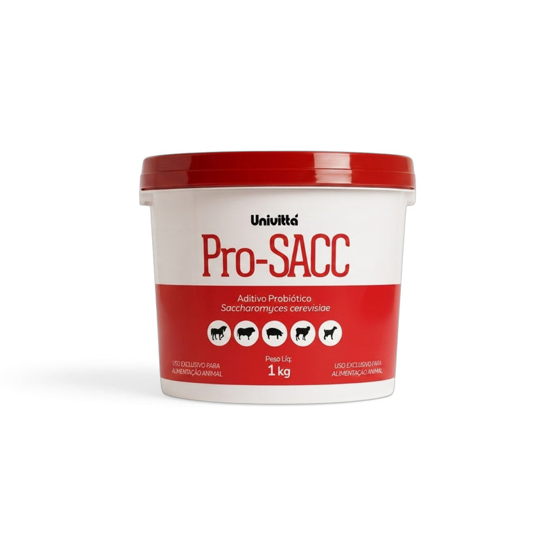 Pro-SACC Univittá 1kg e 10kg – Suplemento Funcional com Leveduras Vivas, MOS, FOS e Minerais