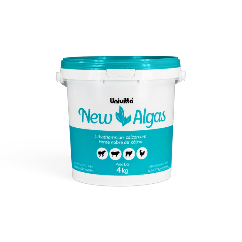 New Algas Univittá 4kg e 20kg – Suplemento Mineral com Lithothamnium calcareum