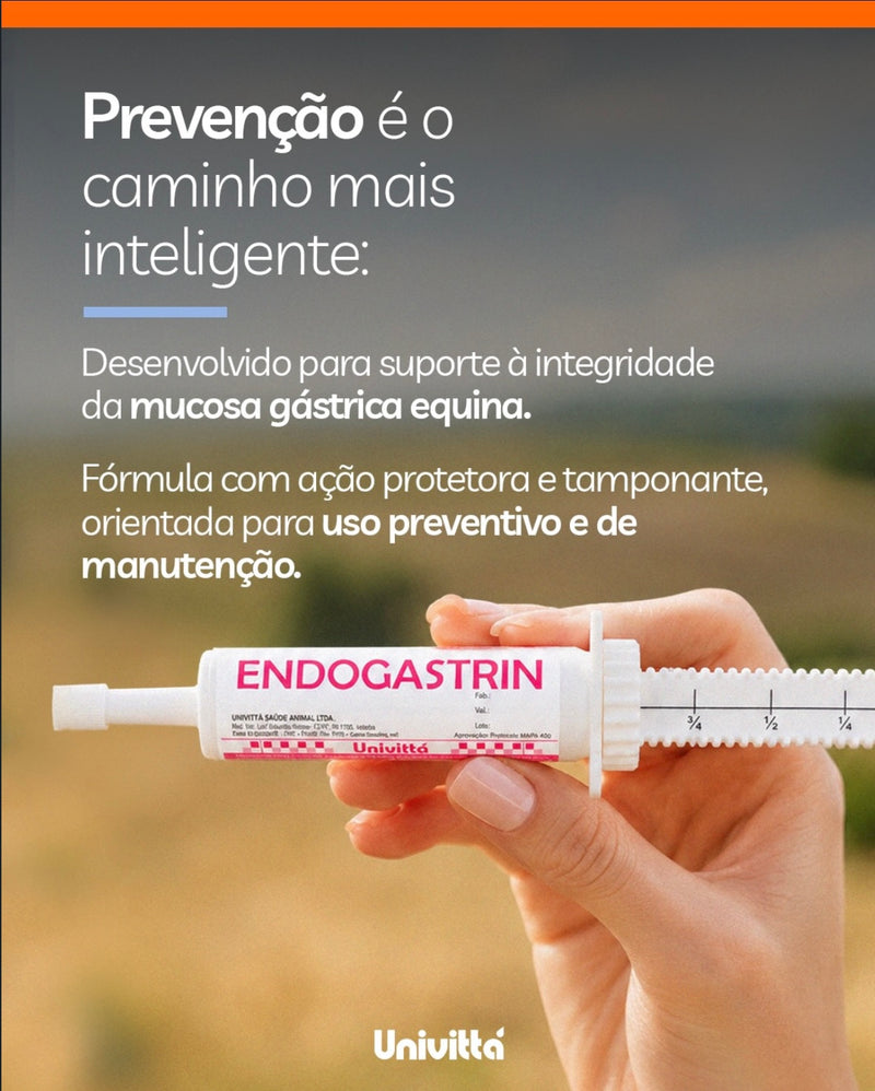 Endogastrin Pasta Univittá 40g com 2 unidades – Suplemento para Conforto Gástrico e Equilíbrio Digestivo