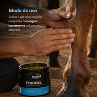 Gel Relaxante Muscular para animais Tenogel Univittá Care 500g – Arnica e Erva Baleeira