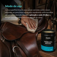 Vaselina Sólida Univittá Care 900g - Impermeabilização e Proteção de Couro