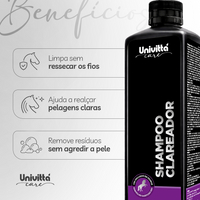Ritual Clareador Univittá Care – Shampoo Clareador + Condicionador 1L