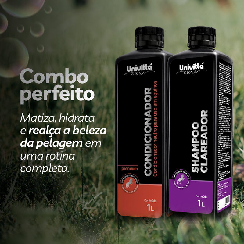 Ritual Clareador Univittá Care – Shampoo Clareador + Condicionador 1L