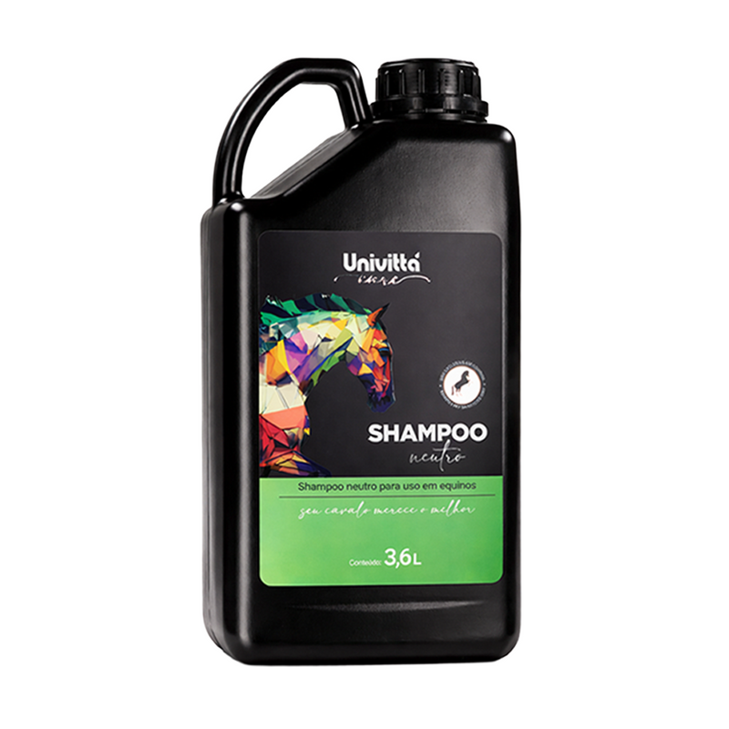 Shampoo Neutro para Cavalos Univittá Care – Limpeza Suave e Brilho Natural