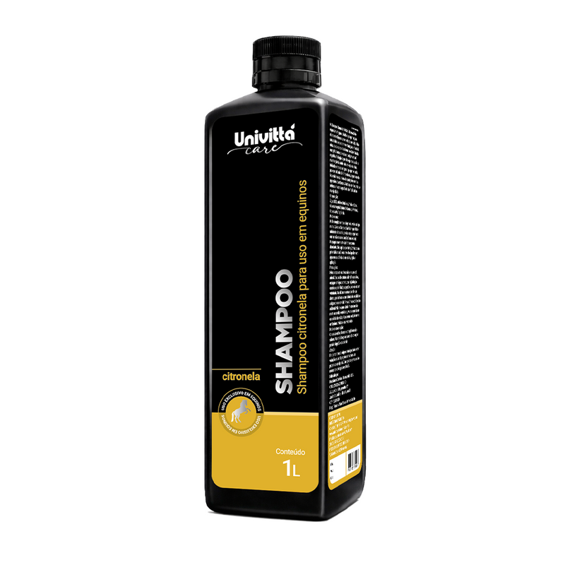 Shampoo Citronela para Cavalos Univittá Care – Limpeza, Brilho e Proteção Natural