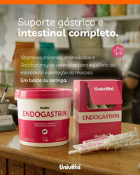 Endogastrin Univittá 1kg – Suplemento para Suporte Gástrico e Digestivo de Equinos