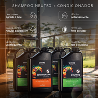 Ritual Manejo Diário Univittá Care - 3 Shampoos Neutros + 1 Condicionador 3,6L
