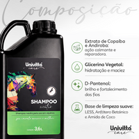 Shampoo Neutro para Cavalos Univittá Care – Limpeza Suave e Brilho Natural