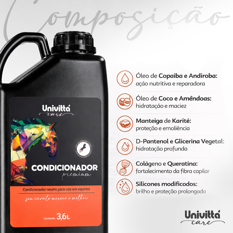 Ritual Conforto Univittá Care -  Shampoo Citronela + Condicionador