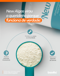 New Algas Univittá 4kg e 20kg – Suplemento Mineral com Lithothamnium calcareum