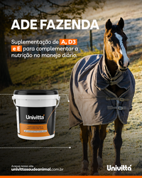 ADE Fazenda Univittá 3kg – Suplemento Vitamínico-Mineral com Vitaminas A, D3 e E