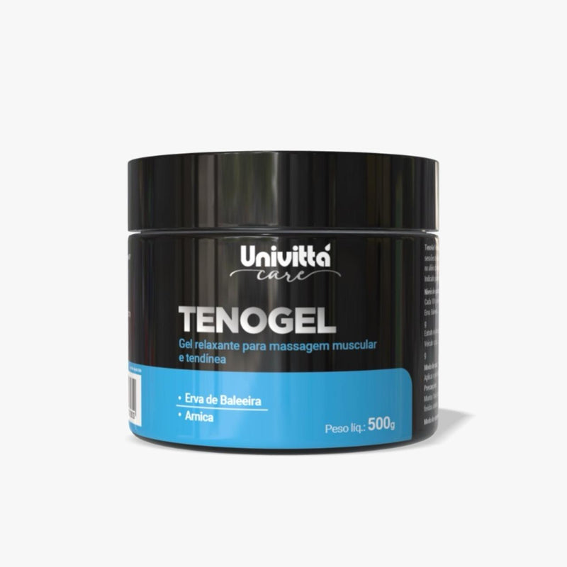 Gel Relaxante Muscular para animais Tenogel Univittá Care 500g – Arnica e Erva Baleeira